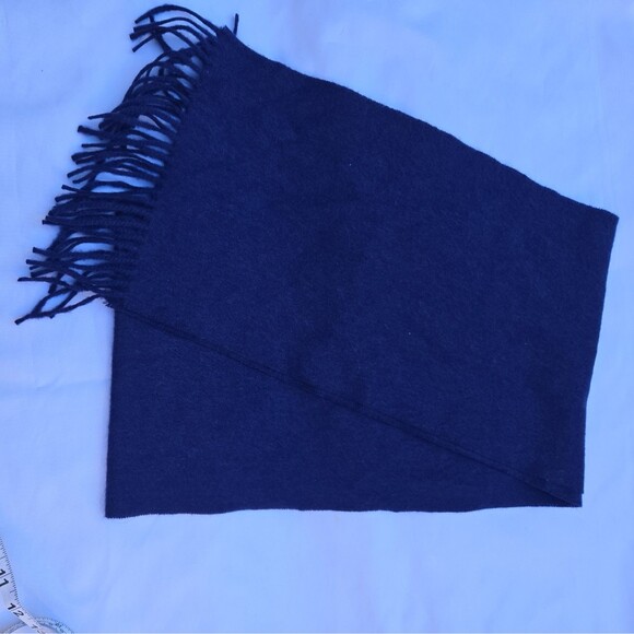 New Nordstrom Blue Scarf 100% Cashmere - Picture 1 of 7